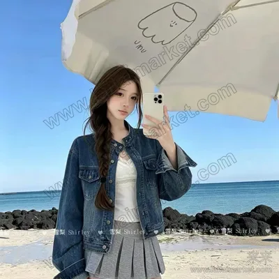 宽松牛仔外套
