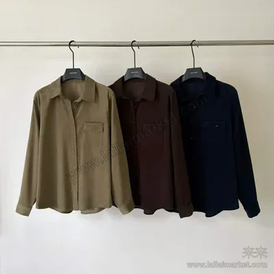 灯芯绒新品洗水衬衣