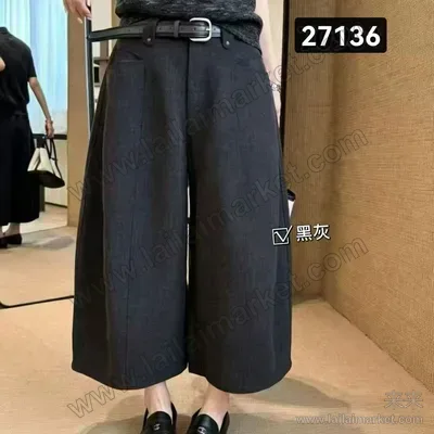 八分裤阔腿裤