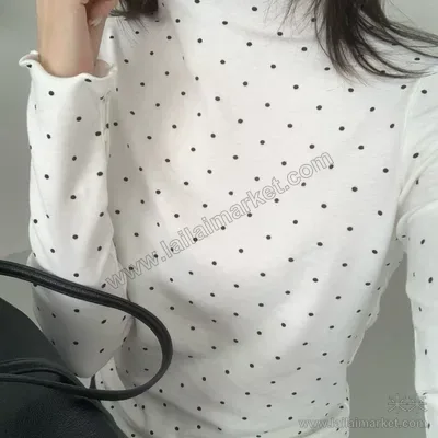 波点木耳边打底
