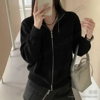 拉链开衫