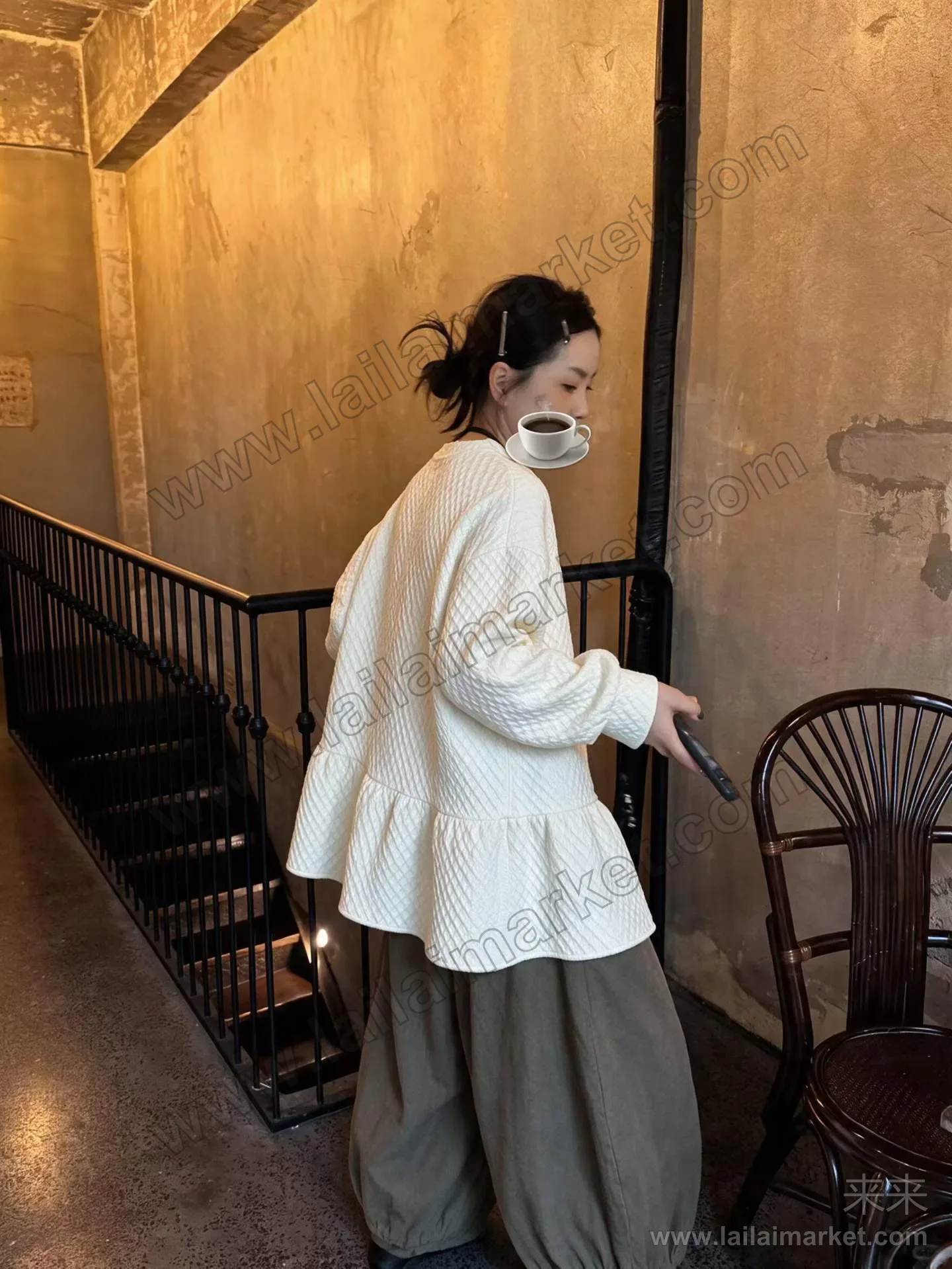 菱格连衣裙
