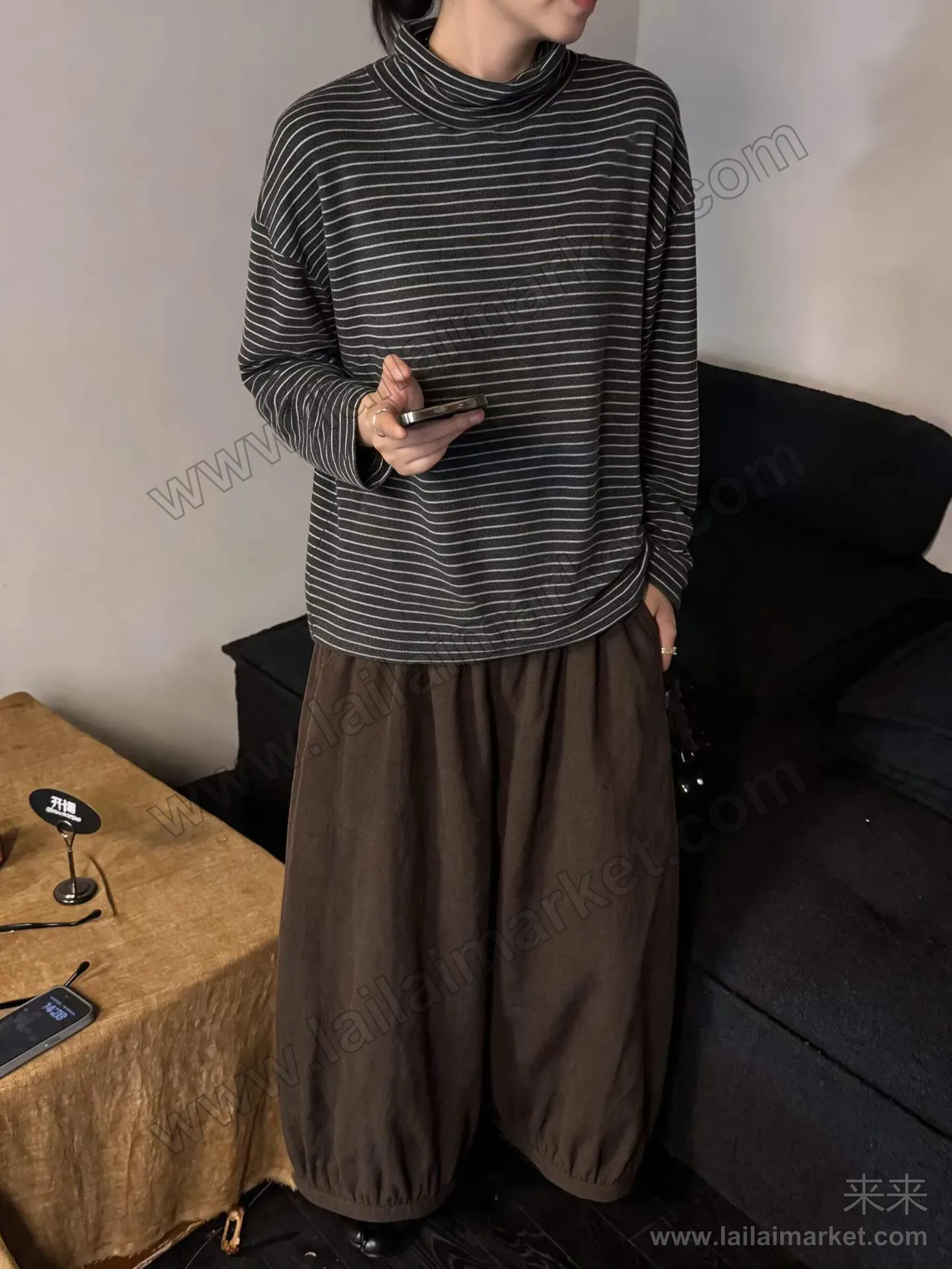休闲灯笼裤