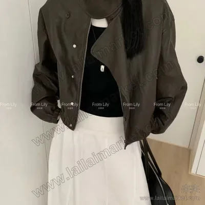 立领挡风设计夹克