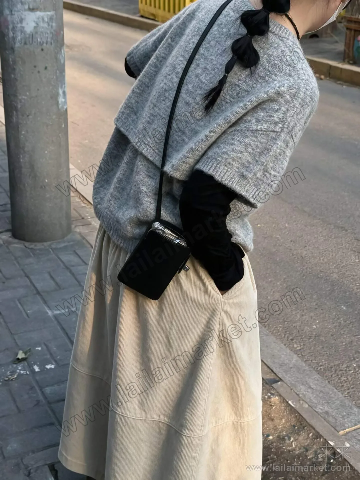 披肩式毛衣