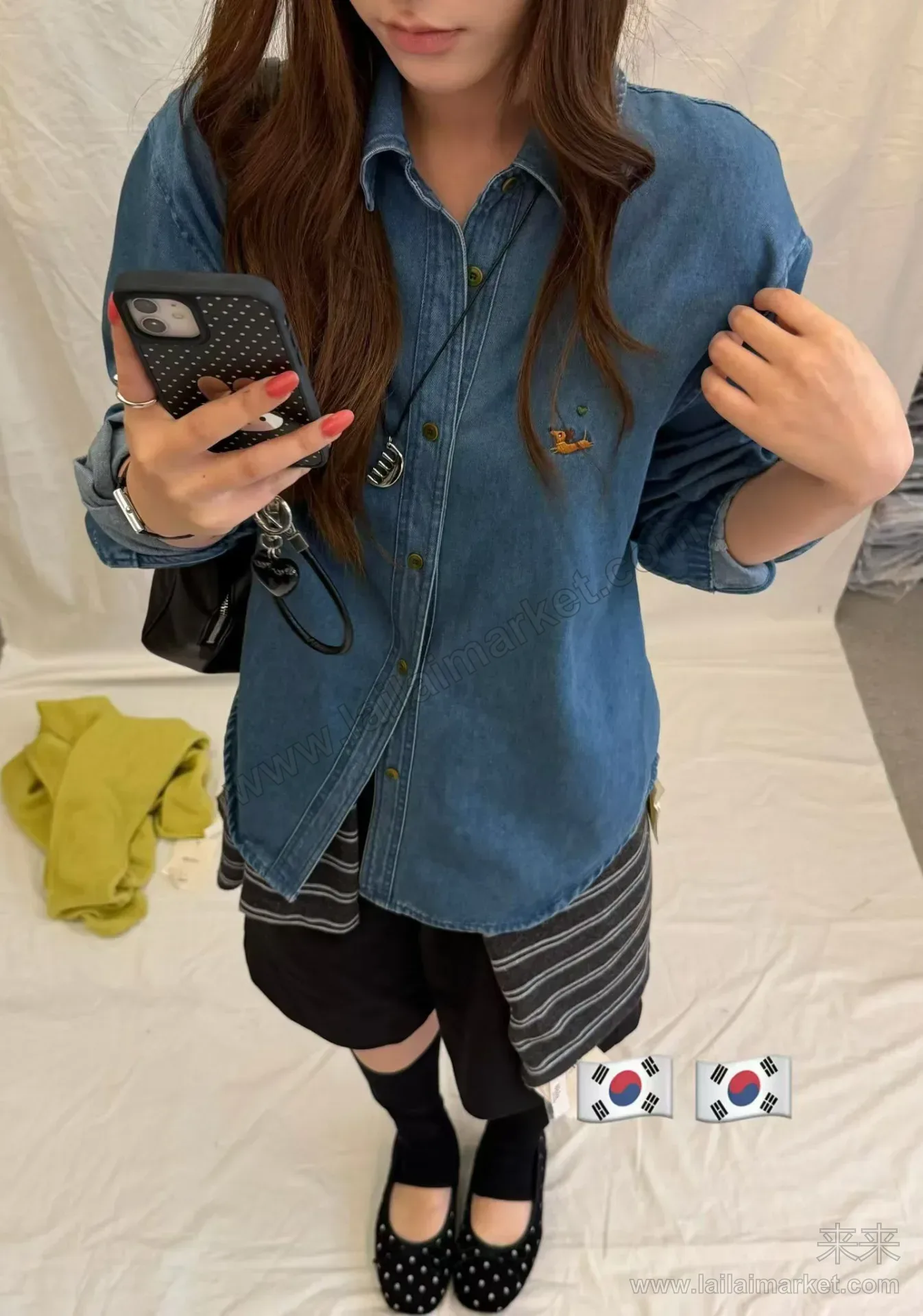 重工洗水抓毛牛仔衬衫